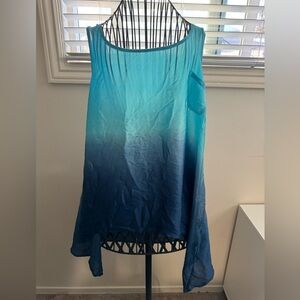 A.N.A a new approach Blue Tie Dye Sleeveless Top